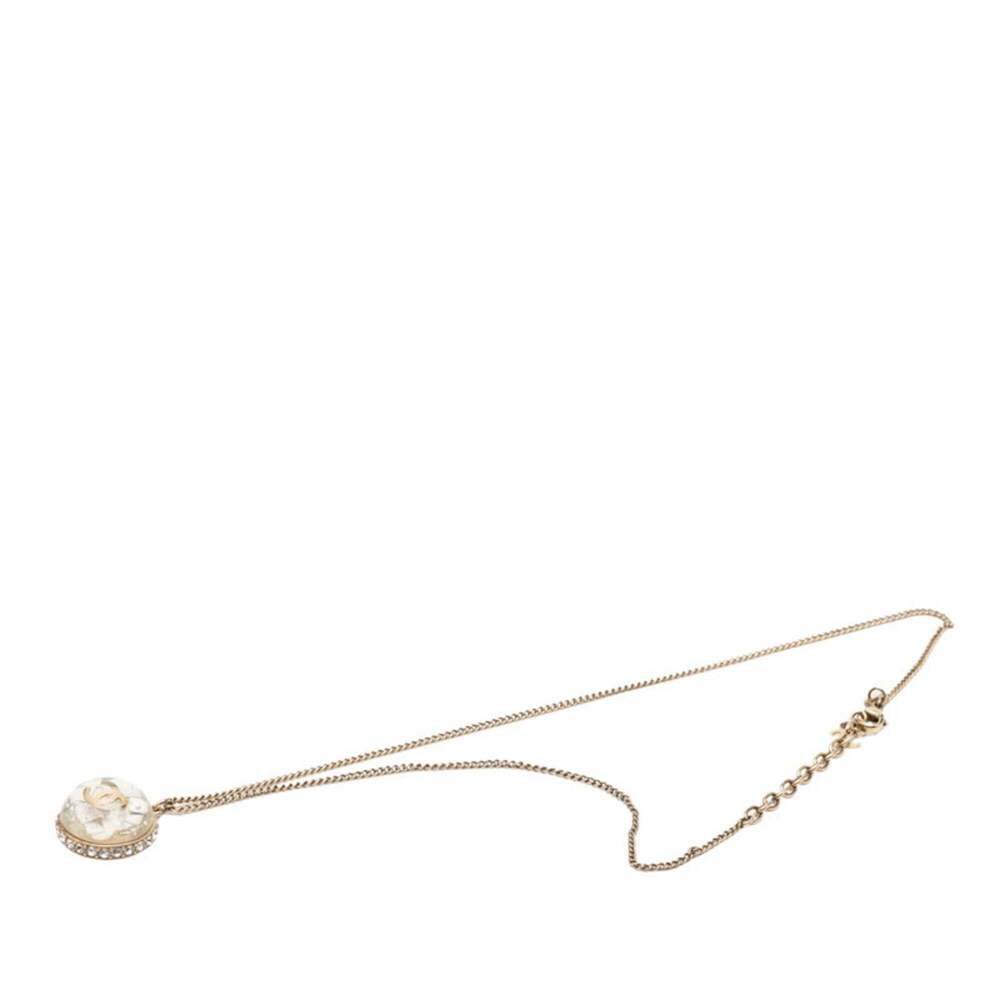 CHANEL Gold Logo Necklace - Picture 3 of 6